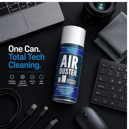Air Duster Spray 400ml Compressed Air Cleaner for Laptop Keyboard PC Computer Electronics Dust Remover