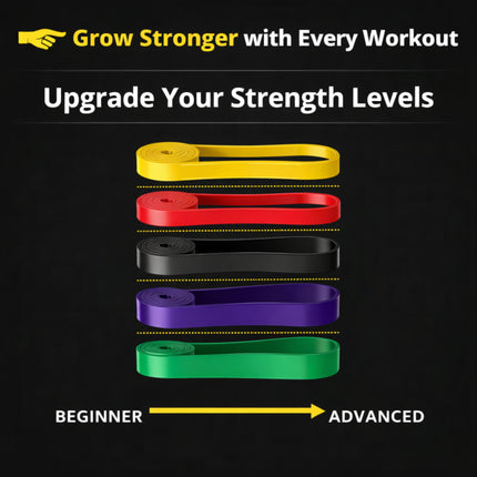 5-Level Heavy Duty Resistance Bands Set