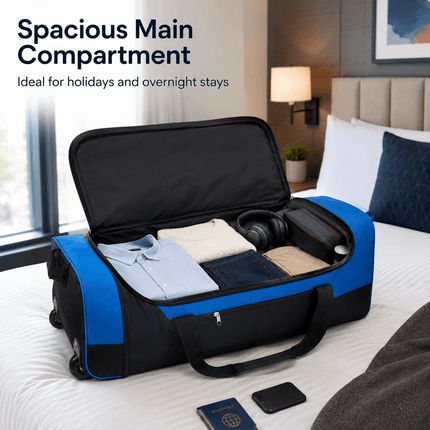80L Rolling Duffle Bag