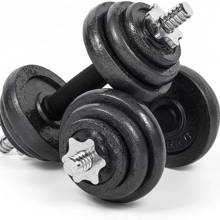 Cast Iron Dumbbell & Barbell Set 15-50Kg
