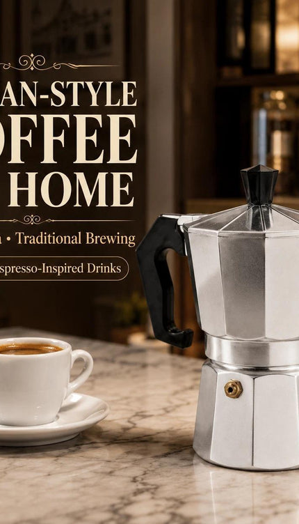 Moka Pot Stovetop Coffee Maker 100ml 2 Cup Aluminium Espresso Style Brewer for Ground Coffee, Compact Latte Coffee Pot for Home Kitchen Travel