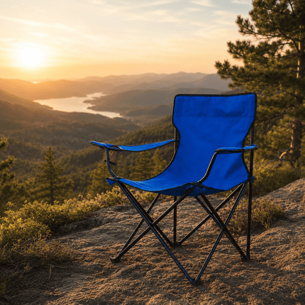 Folding Camping Chair, Lightweight Portable Outdoor Chair for Garden, Beach, Picnic, Camping & Fishing