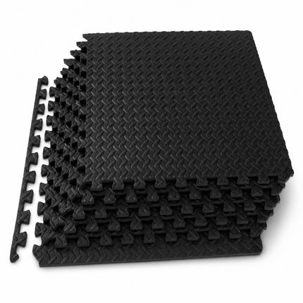 Title: EVA Interlocking Foam Floor Mats 60 x 60 x 1cm Puzzle Exercise Flooring Tiles for Home Gym Yoga Fitness Garage