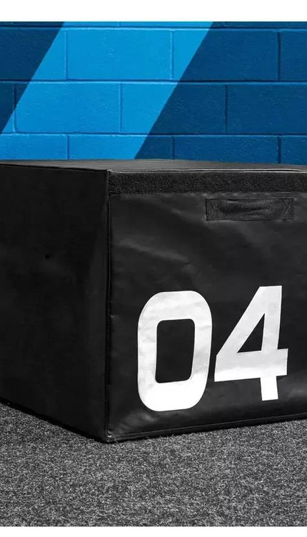 Plyometric Jumping Box Black 60cm Soft Foam Stackable Plyo Box Exercise Training Fitness Gym Equipment for Home Crossfit Strength Conditioning Jump Training Safe Durable Design