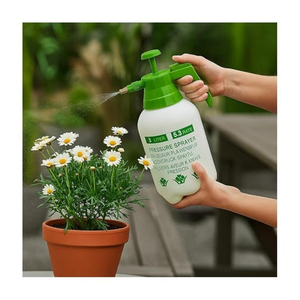 1L/3L Garden Pressure Sprayer Portable Hand Pump Bottle for Chemicals, Weed Killer, Fertilizers, Pesticides, Watering Plants, Lightweight Outdoor Spray Tool for Lawn, Garden, Patio, Plant Care