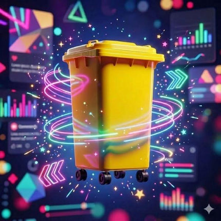 30L Recycling Bin – Pedal Waste Bin