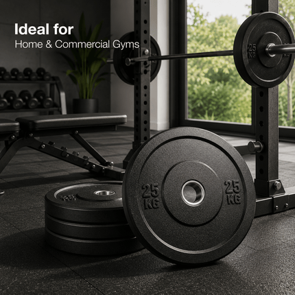 Rubber Weight Plates Barbell Discs Dumbbell Weights Strength Training Gym Lifting Plates for Home Workout