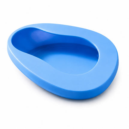 Heavy Duty Unisex Bed Pan 36.5cm Portable Toilet Urinal for Elderly, Disabled & Bedridden Patients Spill-Resistant Care Aid Pack Of 2