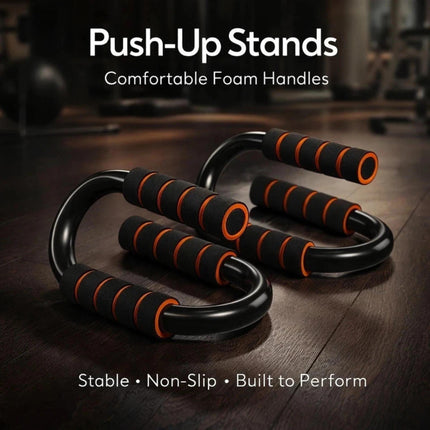 Push Up Bars Pair with Non-Slip Handles for Home Gym Training