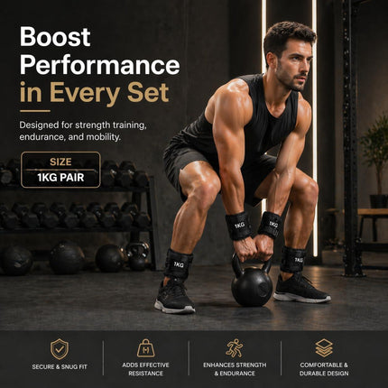 2-Piece Adjustable Ankle & Wrist Weights