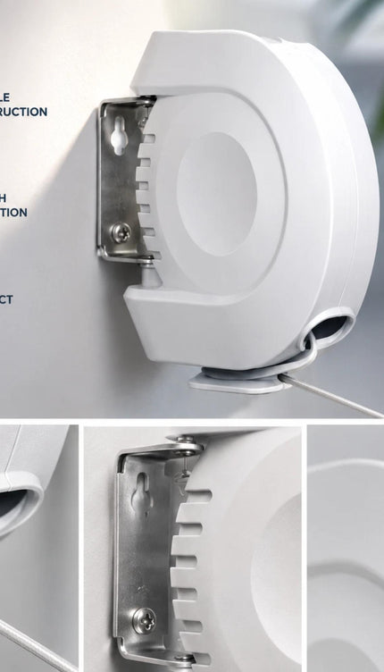 15m Retractable Clothes Line 15KG Wall Mounted Washing Line