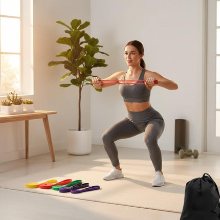 5-Level Heavy Duty Resistance Bands Set