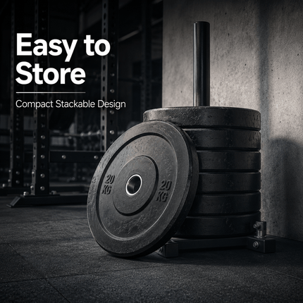 Pack of 2 Rubber Weight Plates Barbell Discs Dumbbell Weights Strength Training Gym Lifting Plates for Home Workout