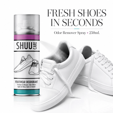 Shoe & Boot Deodorant Spray 250ML Odour Remover Foot Smell Neutralizer Fresh Fragrance Spray for Trainers Shoes Boots Gym Sports Footwear Hygiene Care