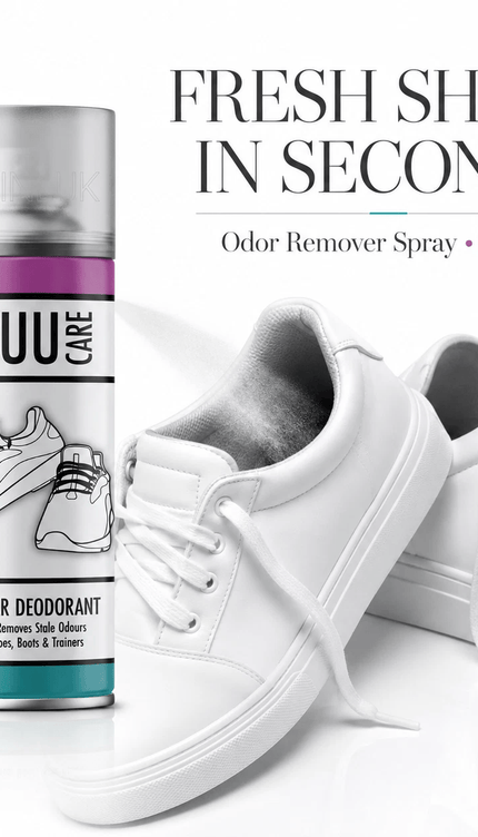 Shoe & Boot Deodorant Spray 250ML Odour Remover Foot Smell Neutralizer Fresh Fragrance Spray for Trainers Shoes Boots Gym Sports Footwear Hygiene Care