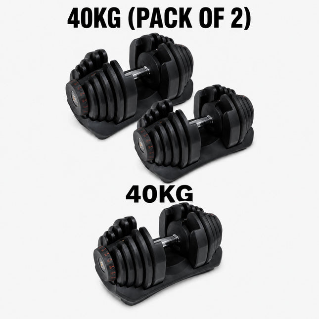 Adjustable Quick Dial Dumbbell Set-Home Training