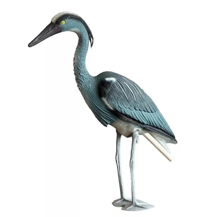 Bird Scarer Decoy Garden Ornament – Owl, Hawk, Heron & Plastic Hawk Realistic Bird of Prey Pest Deterrent for Pigeons Crows Cats, Pond Lawn Patio & Allotment