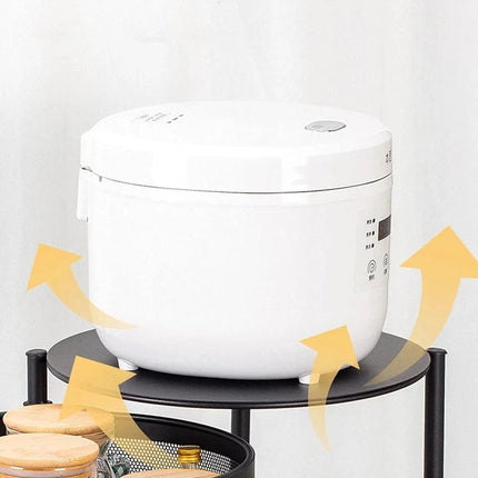 5 Tier Round Rotating Storage Trolley