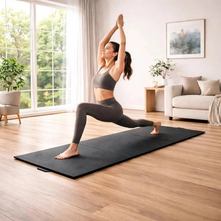 180x60x4cm Tri-Fold Exercise Mat for Yoga, Pilates & Fitness