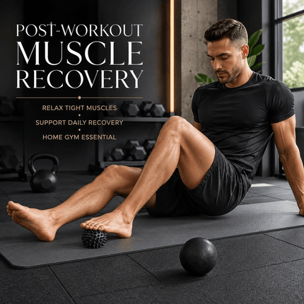Muscle Massage Ball Set 6.1cm 7cm Lacrosse Spiky Trigger Point Therapy Balls for Back Feet Legs Shoulder