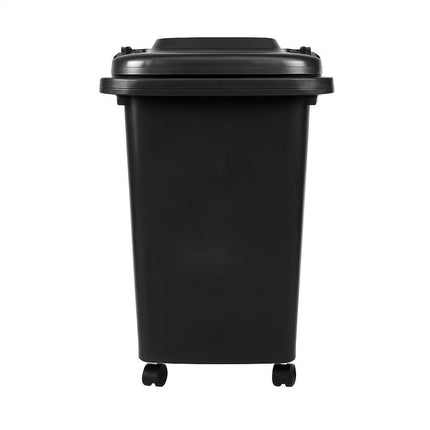 Recycling Wheelie Bin Dustbin for Kitchen Home Office Waste Trash 30L 50L Durable Plastic Rubbish Bin with Wheels Easy Move Compact Design Indoor Outdoor