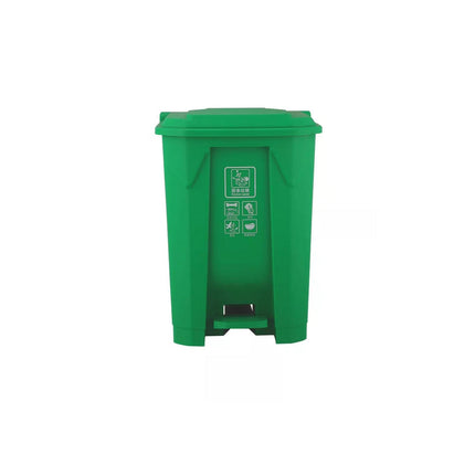 80L Green Pedal Recycling Bin – Large Hands-Free Waste Bin