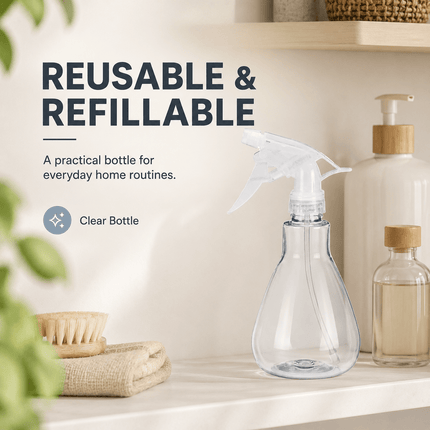 2-Pack 500ml Refillable Trigger Spray Bottles