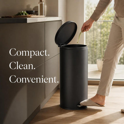 30L Pedal Bin with Inner Bucket
