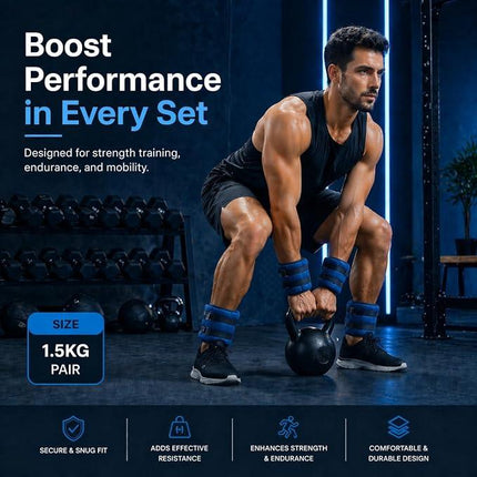 2-Piece Adjustable Ankle & Wrist Weights