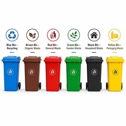 Wheelie Waste Bin 100L/120L