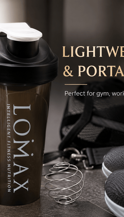 700ml Protein Shaker Bottle with Mixing Ball, BPA-Free Leak-Resistant Sports Drink Mixer Cup for Protein Powder, BCAA and Creatine, Portable Gym Fitness Workout Bottle for Men and Women and Travel Use