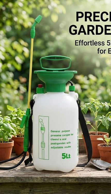 5L Garden Pressure Sprayer Pump Action Weed Killer Fertiliser Cleaning Bottle