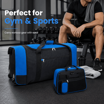 80L Rolling Duffle Bag