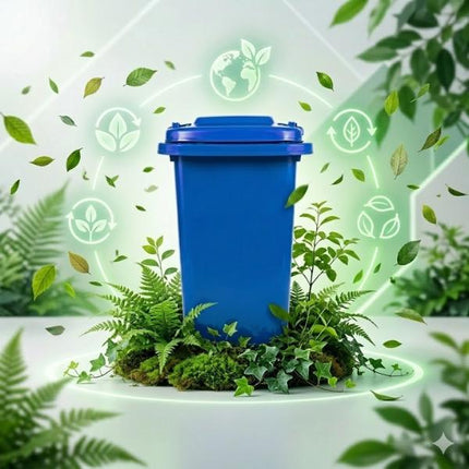 30L Recycling Bin – Lid & Wheels