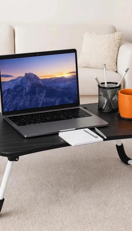 Foldable Laptop Lap Desk Breakfast Bed Sofa Tray