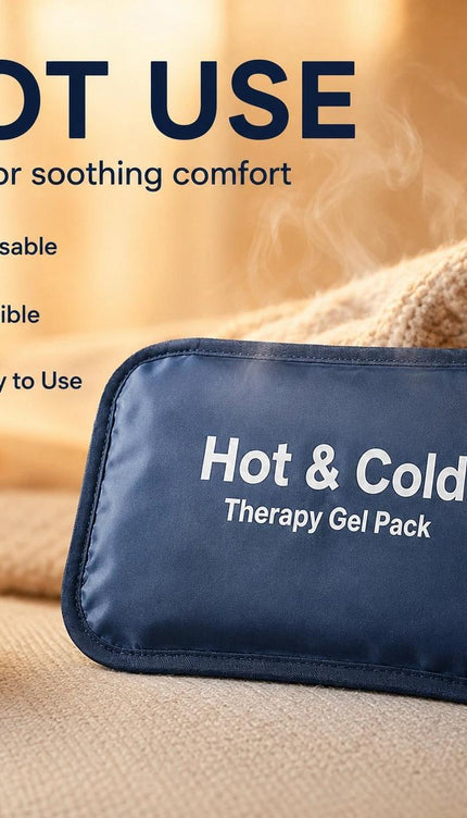 3 Pack Medium Reusable Hot & Cold Gel Packs Compress Shoulder Knee Back Elbow Ankle