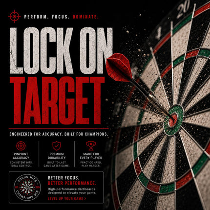 17" Double Sided Dart Board Set with 6 Darts for Indoor Play Classic Round Target Game for Family Fun & Parties Easy to Hang & Clear Scoring Layout