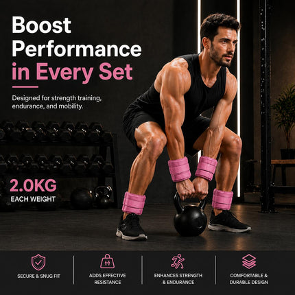 2-Piece Adjustable Ankle & Wrist Weights