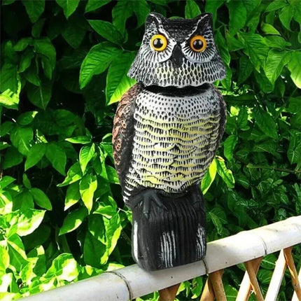 Bird Scarer Decoy Garden Ornament – Owl, Hawk, Heron & Plastic Hawk Realistic Bird of Prey Pest Deterrent for Pigeons Crows Cats, Pond Lawn Patio & Allotment