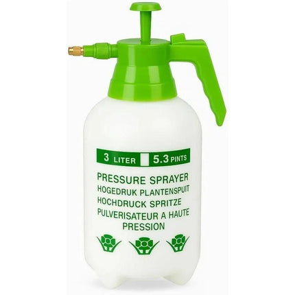 1L/3L Garden Pressure Sprayer Portable Hand Pump Bottle for Chemicals, Weed Killer, Fertilizers, Pesticides, Watering Plants, Lightweight Outdoor Spray Tool for Lawn, Garden, Patio, Plant Care