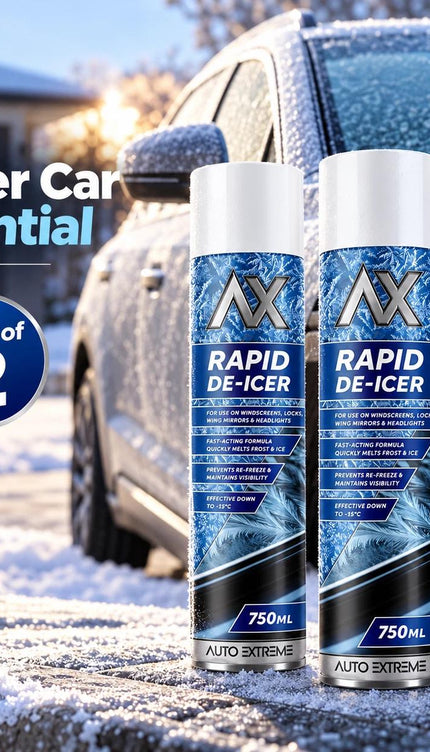 Car Windscreen De-Icer Spray 2 x 750ml – Ice & Frost Remover
