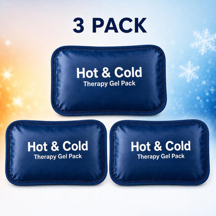 Reusable Hot Cold Gel Pack with Adjustable Strap Microwaveable Freezable Ice Pack for Pain Relief Use