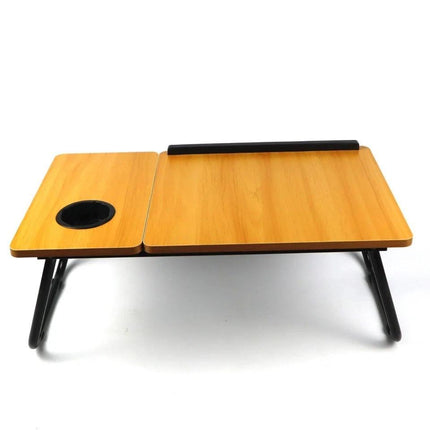 Foldable Laptop Table – Brown