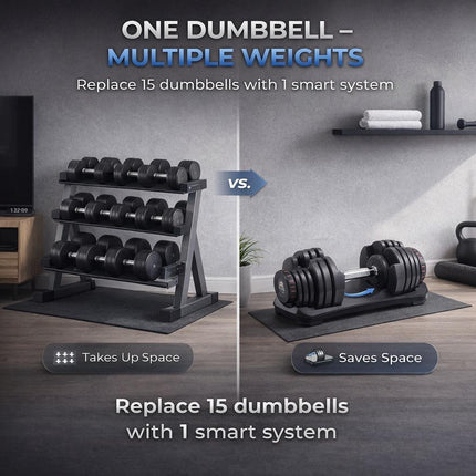Adjustable Home Gym Dumbbell