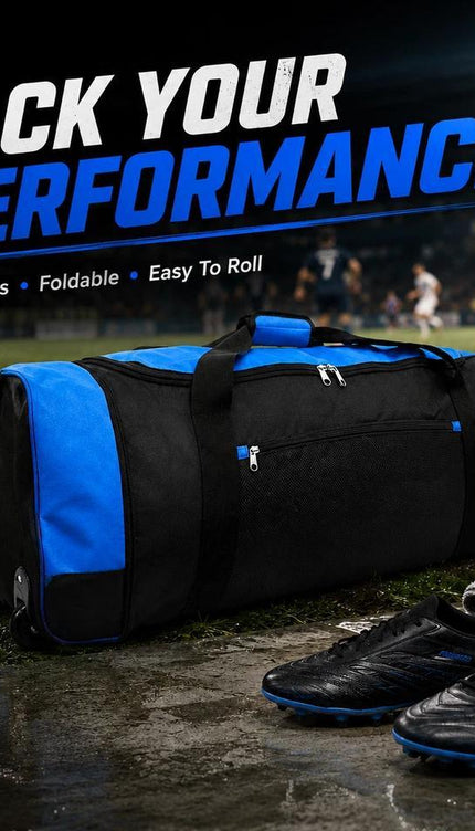 80L Rolling Duffle Bag