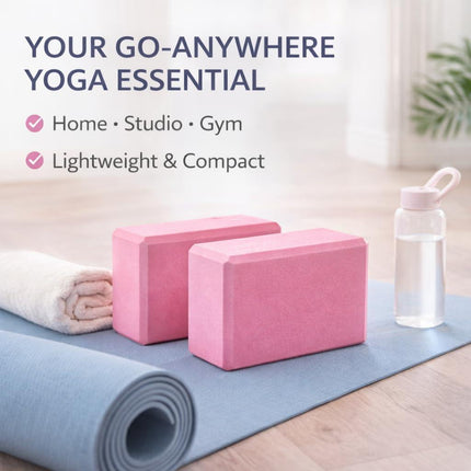 2-Piece Yoga Block Set