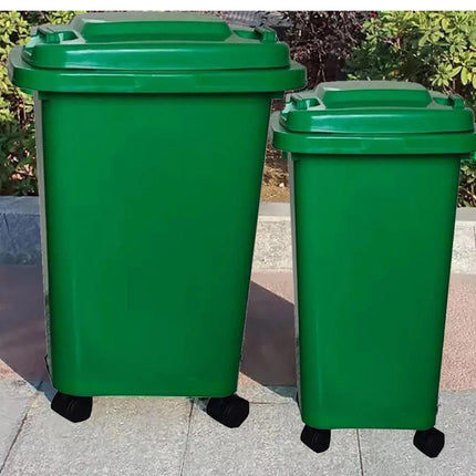 Recycling Wheelie Bin Dustbin for Kitchen Home Office Waste Trash 30L 50L Durable Plastic Rubbish Bin with Wheels Easy Move Compact Design Indoor Outdoor