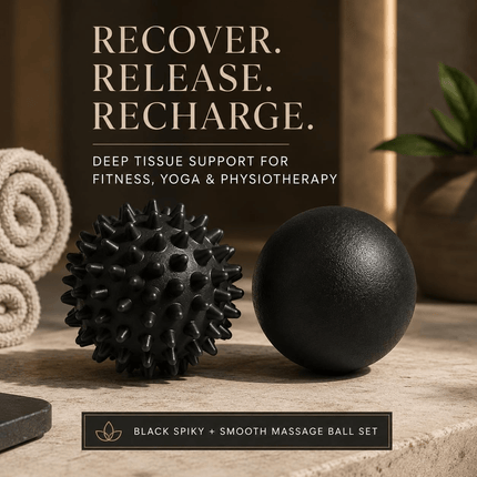 Muscle Massage Ball Set 6.1cm 7cm Lacrosse Spiky Trigger Point Therapy Balls for Back Feet Legs Shoulder