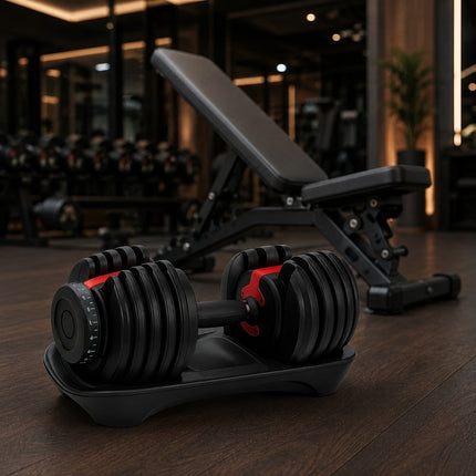 24kg Adjustable Quick Dial Dumbbell