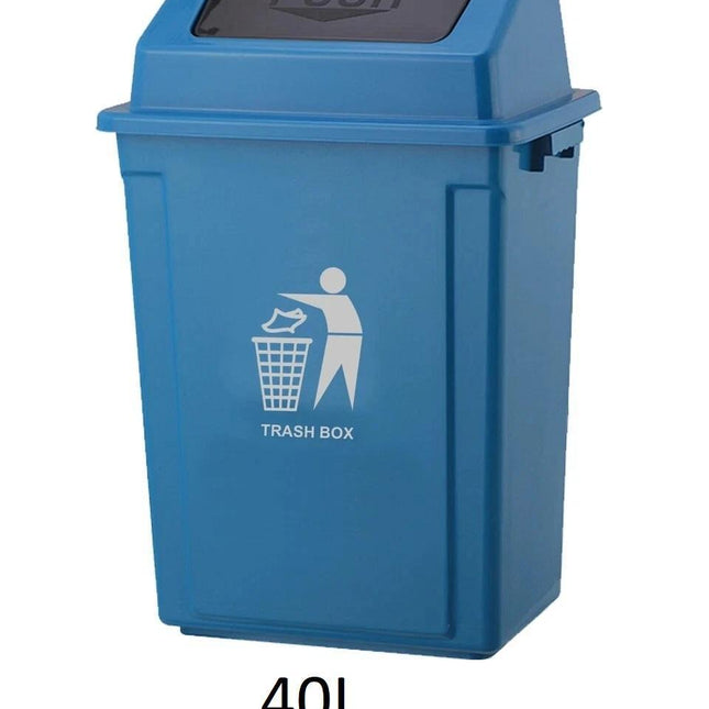 40L Swing Lid Recycling Bin – BPA-Free Plastic Dustbin